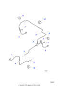 MJC5716AA - Jaguar Brake pipe