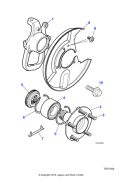MJA1932AA - Jaguar Disc shield