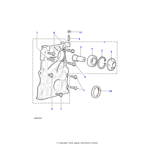Land Rover Sicherungsring