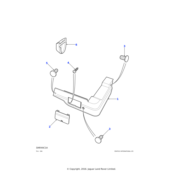 Land Rover Fastener-drive