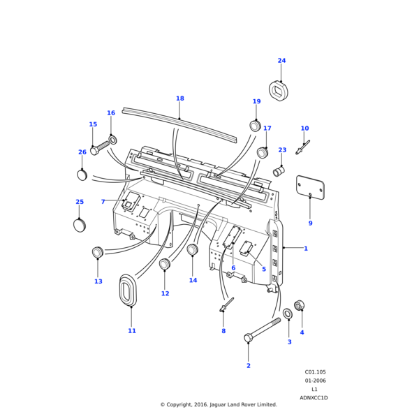 Land Rover Grommet