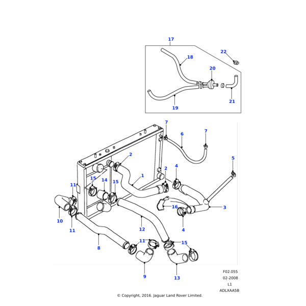 Land Rover Clip-Hose