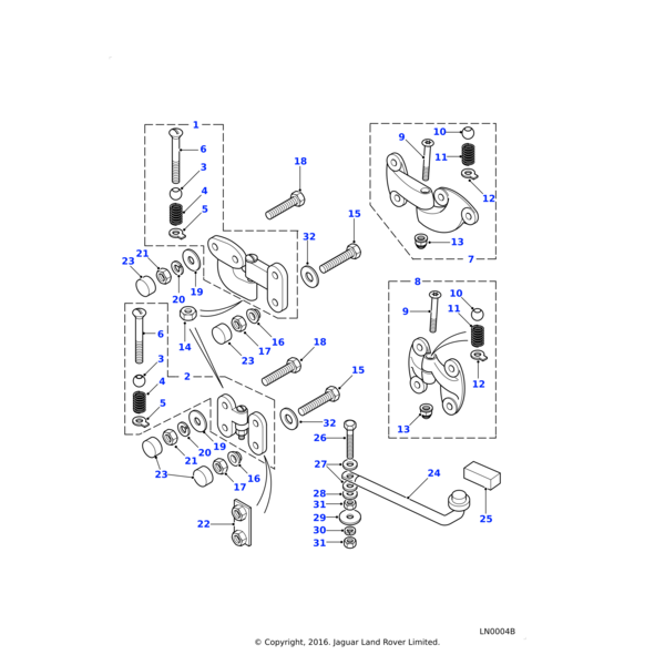 Land Rover Washer-Plain