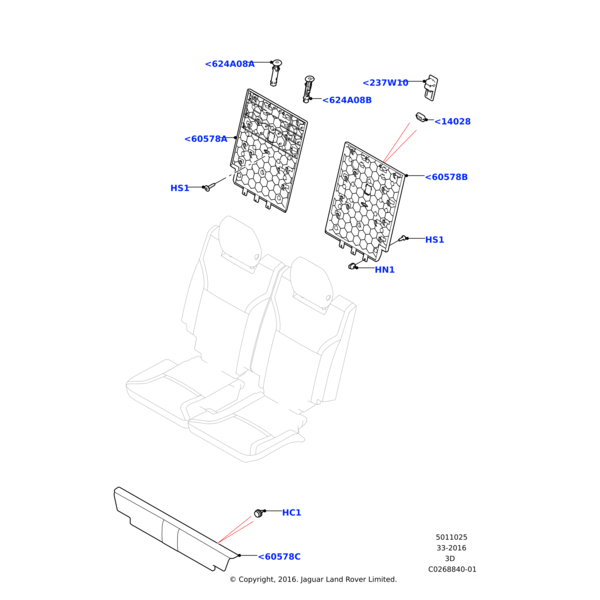 Land Rover Locknut