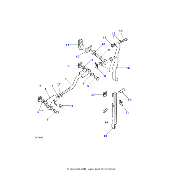 Land Rover Pin-clevis/pivot
