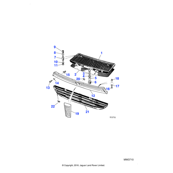 BD54127 - Jaguar Plain washer