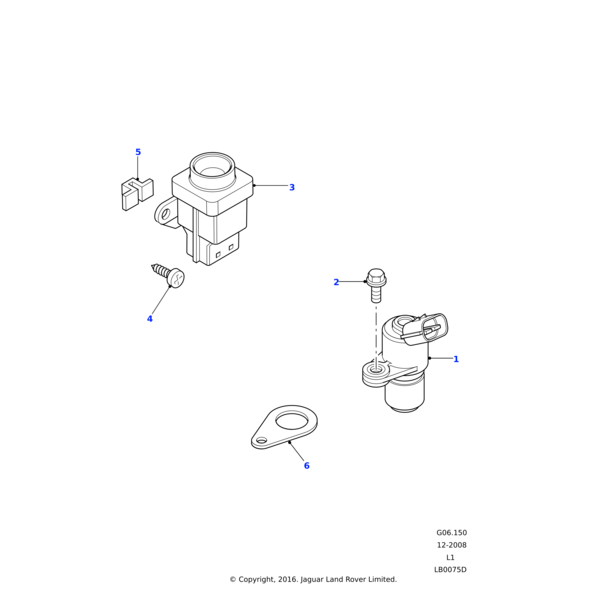 Land Rover Sensor-crank engine