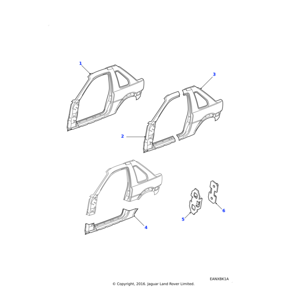 Land Rover Panel-bodyside