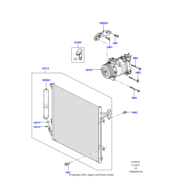 Land Rover Condenser