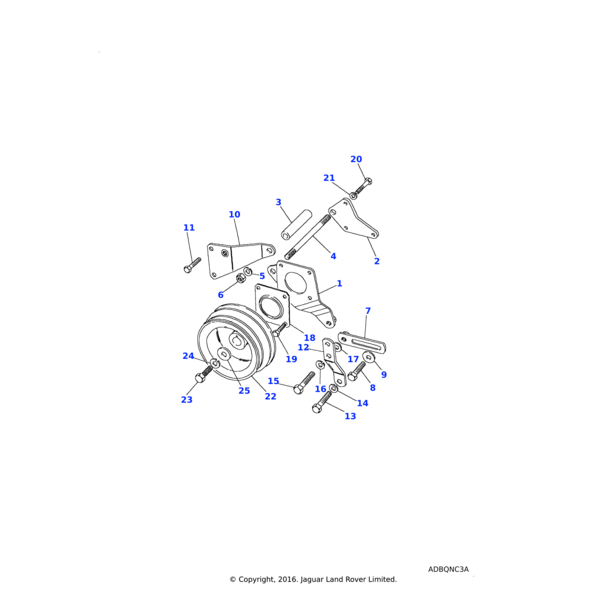 Land Rover Washer-Plain