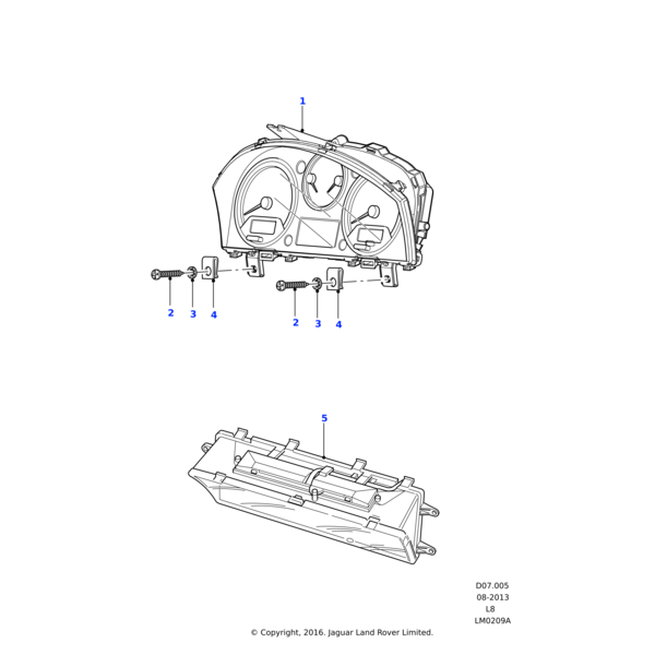 Land Rover Instrument Cluster - Dash