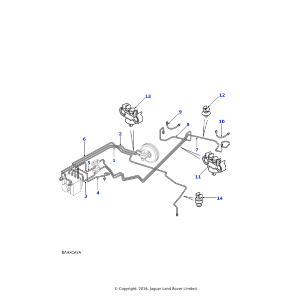 Land Rover Pipe-brake