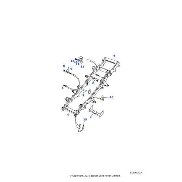 Land Rover Bracket-body/chassis mounting