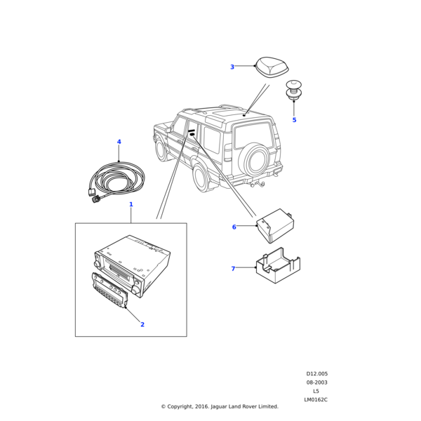 Land Rover CD Navigation