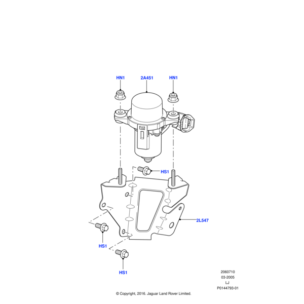 Land Rover Pump - Vacuum