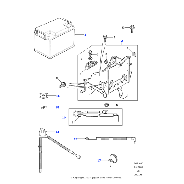 Land Rover Battery