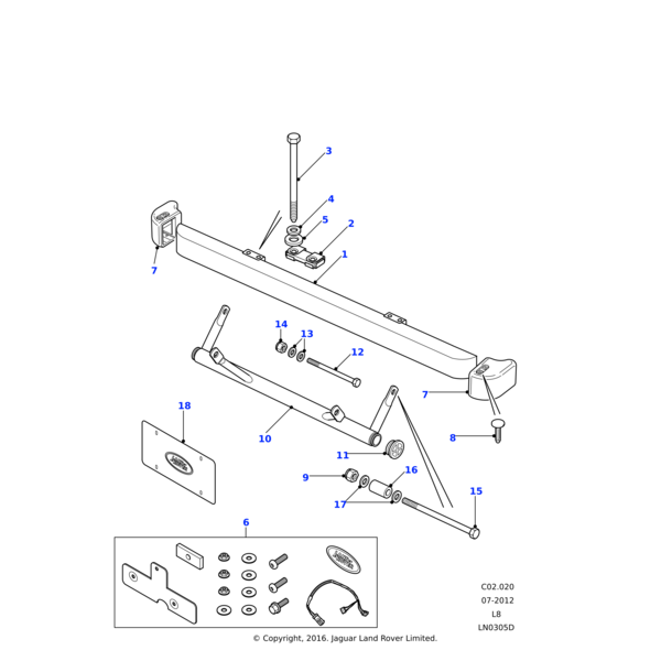 Land Rover Washer