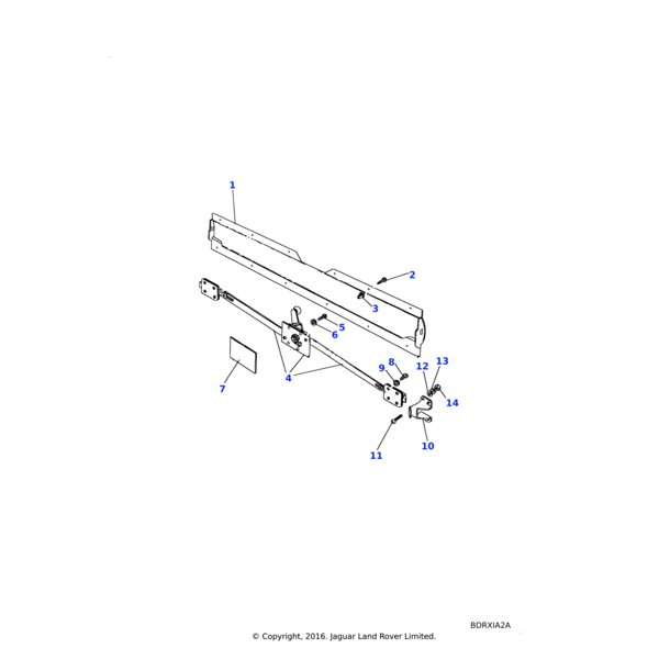 Land Rover Lock assembly-door