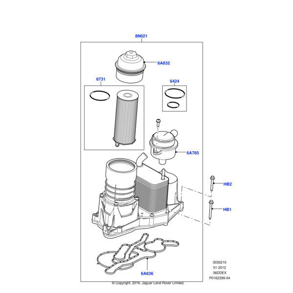 Land Rover Gasket
