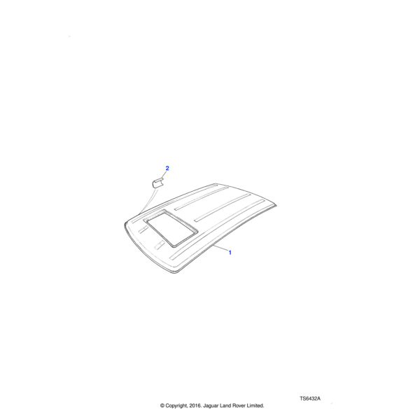 Land Rover Roof assembly-sunshine