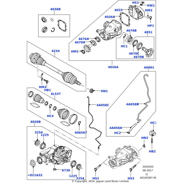Land Rover Circlip