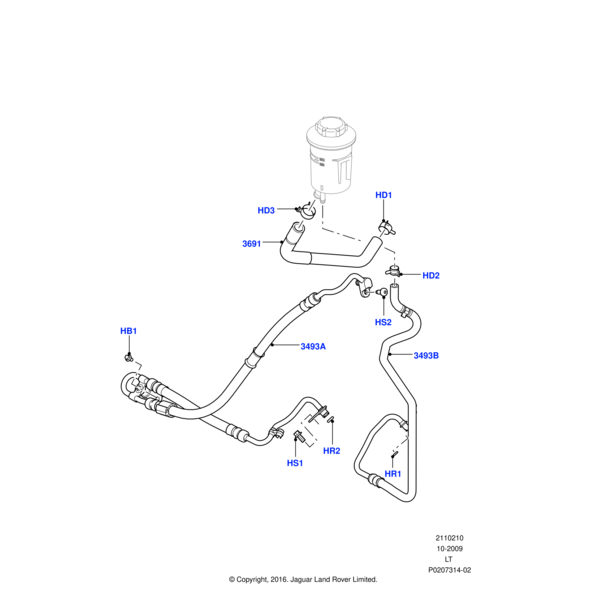 Land Rover Hose