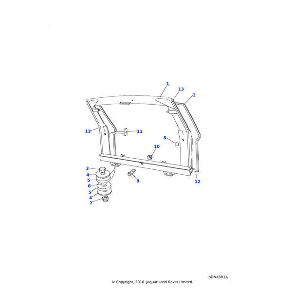 Land Rover Retainer