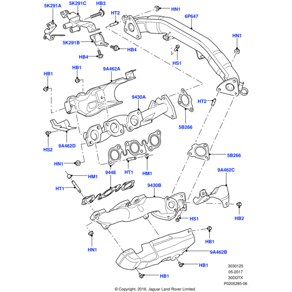 Land Rover Manifold - Exhaust