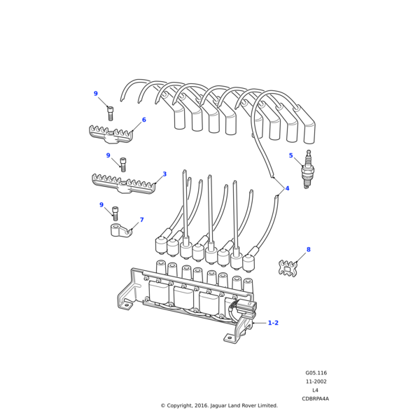 Land Rover Kabel,Hochspannung,Zündung