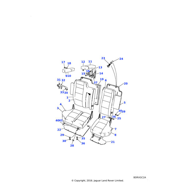 Land Rover Fastener-fir tree