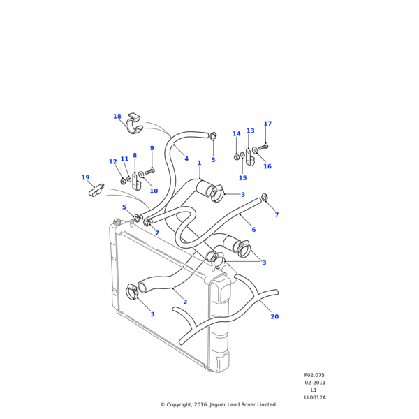 Land Rover Clip-cable