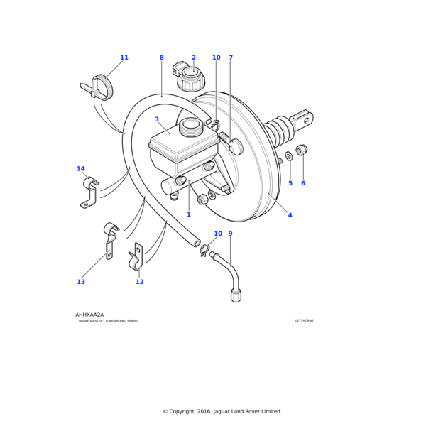 Land Rover Schlauch-Bremsunterdruck