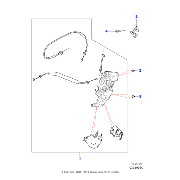 T2R49515 - Jaguar Latch
