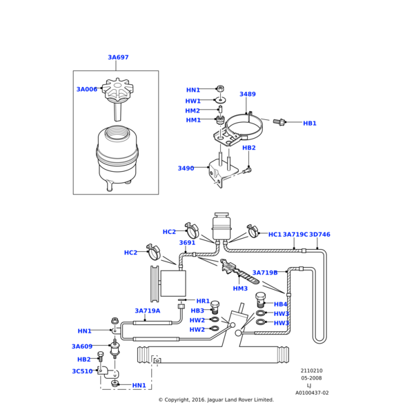 Land Rover Washer-sealing