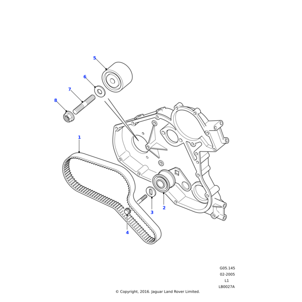 Land Rover Tensioner-timing belt