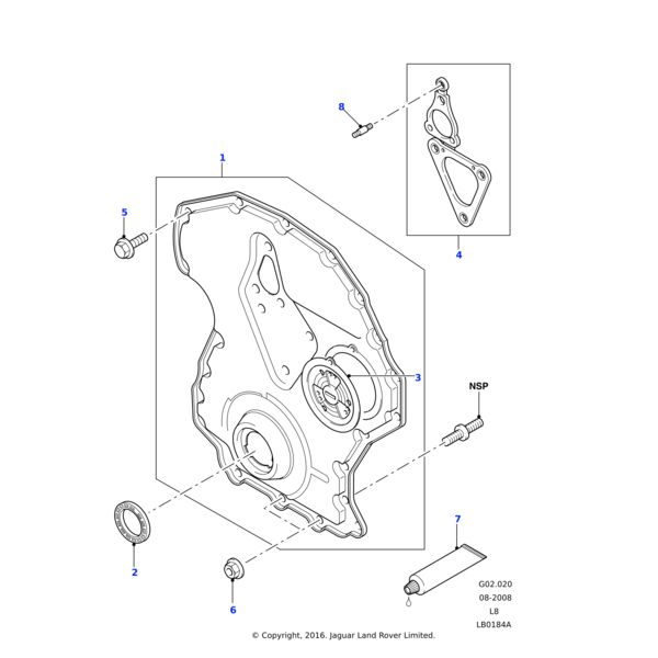 Land Rover Cover - Fuel Pump