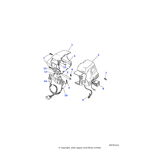 AB606141L - Land Rover Screw-self tapping B