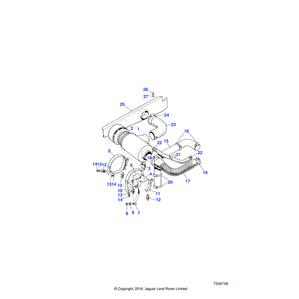 Land Rover Baffle-air vent