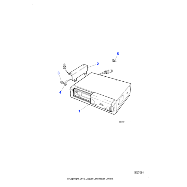 BEC22152 - Jaguar Autochanger bracket