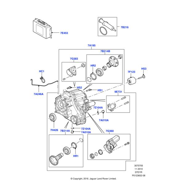 Land Rover Flange