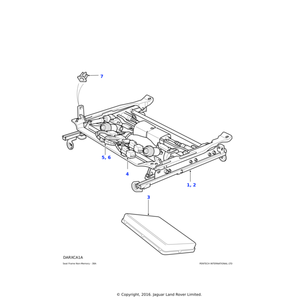 Land Rover Harness-seat cushion
