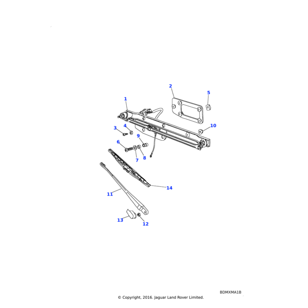 Land Rover Seal-wiper linkage joint