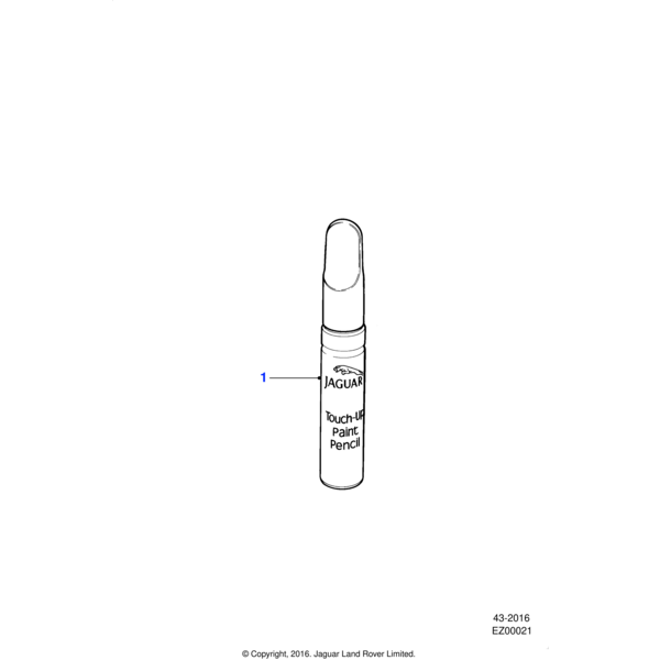 C2A1051PMC - Jaguar Paint touch-up pencil