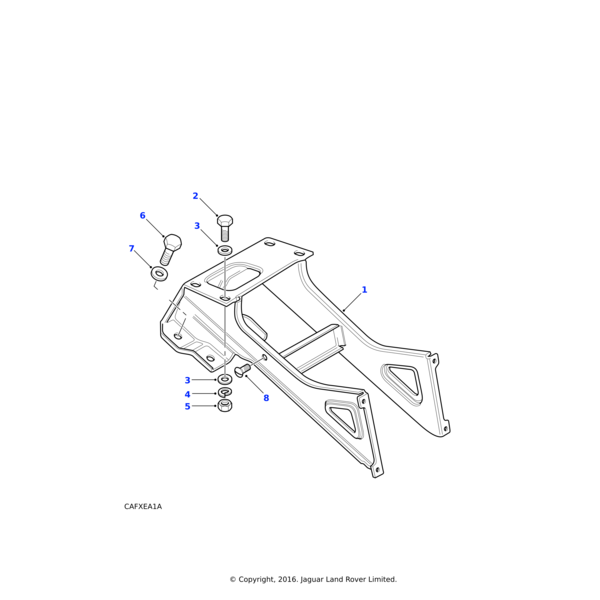 Land Rover Bracket-steering column