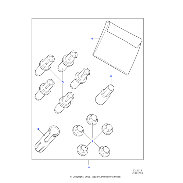 Land Rover Cover-wheel nut