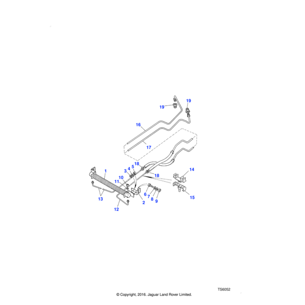 Land Rover Oil cooler-engine