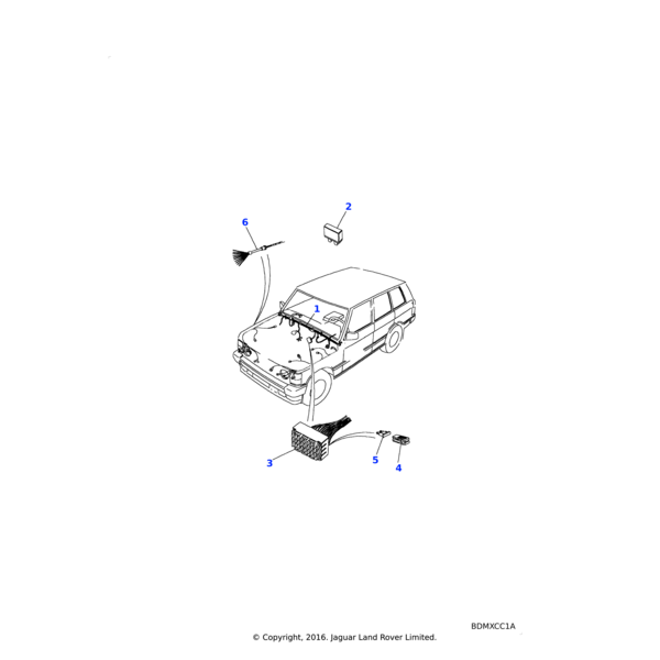 Land Rover Harness Main