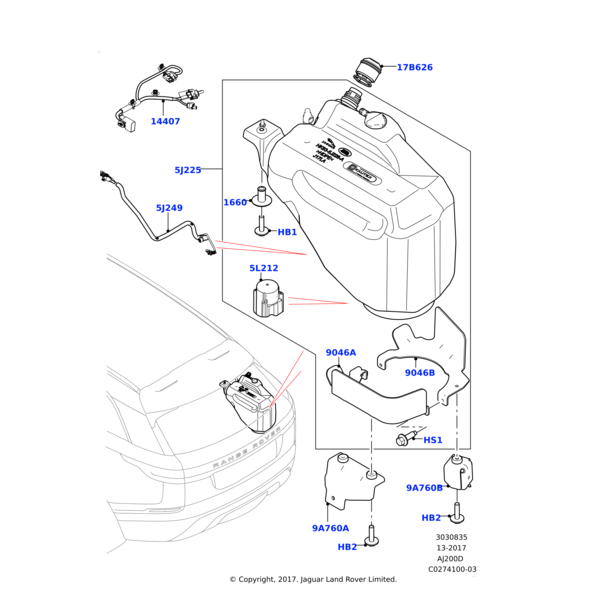 Land Rover Schraube