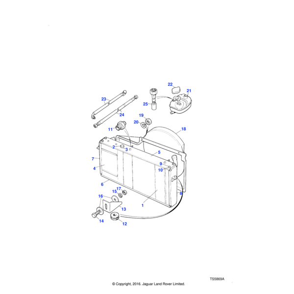 Land Rover Tank-cooling system expansion