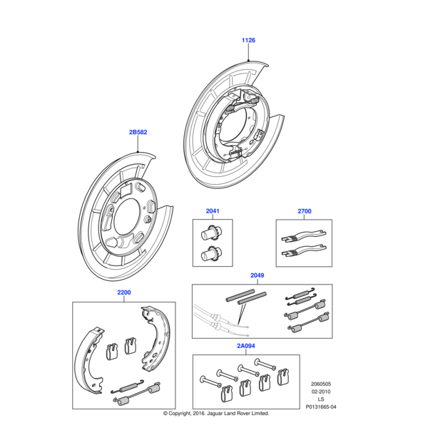 Land Rover Kit - Brake Lining